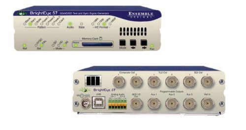 Устройства могут использоваться в качестве синхрогенераторов и генераторов тестовых сигналов