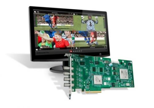 VS4Recorder Pro обеспечивает синхронную, с точностью до кадра, мульти-канальную запись HD видео при использовании с 4-х входовой картой захвата HD Matrox VS4.