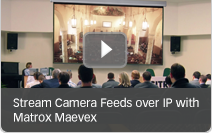 Применение устройств Matrox Maevex (видео)